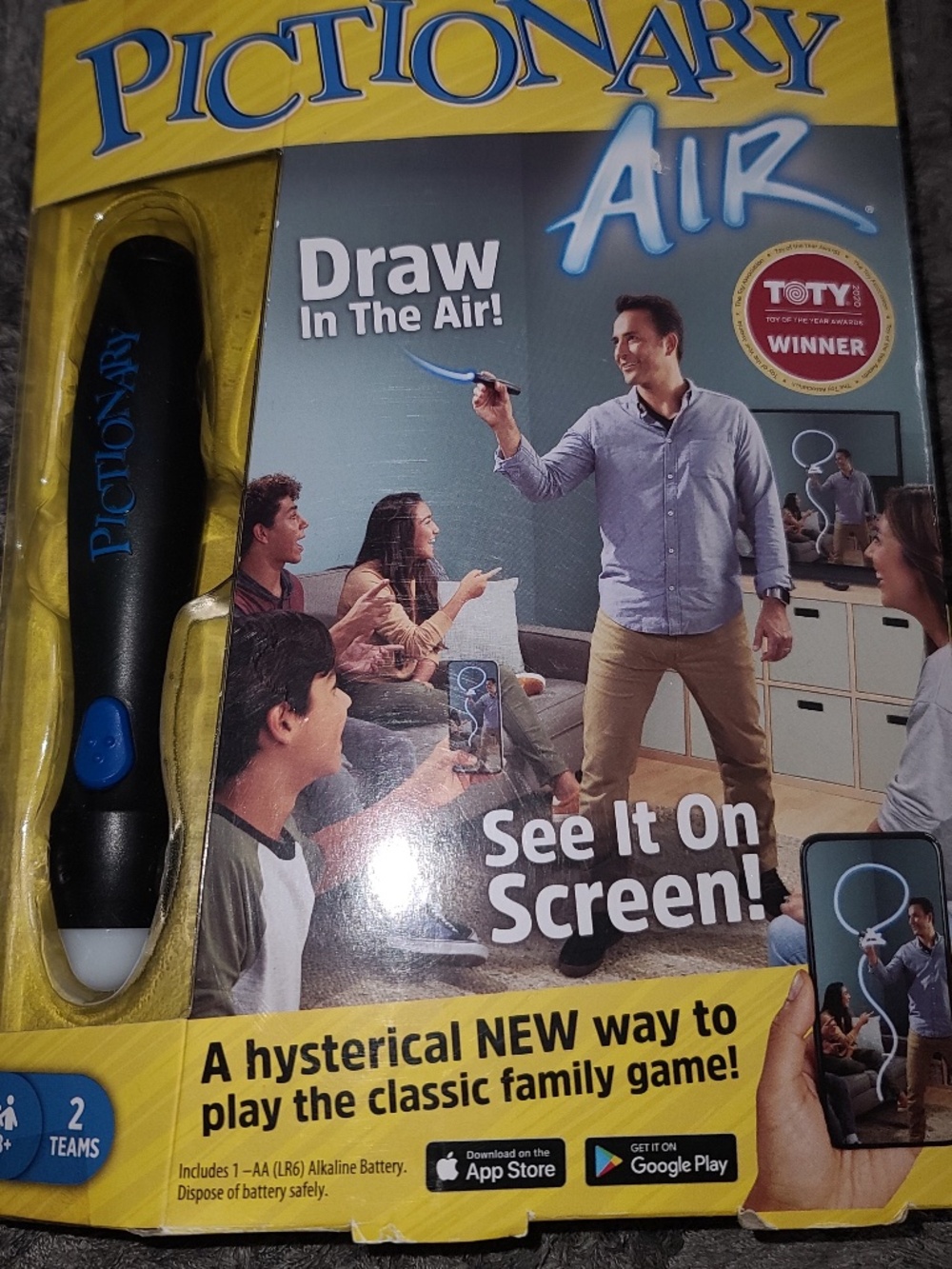 Mattel Games Pictionary Air, Family Board Game for Kids and Adults NIB